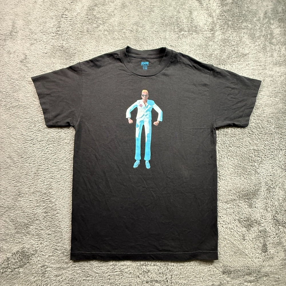 Golf Wang Tyler the Creator IGOR Tour Graphic T Shirt Men's M Black Crew Neck